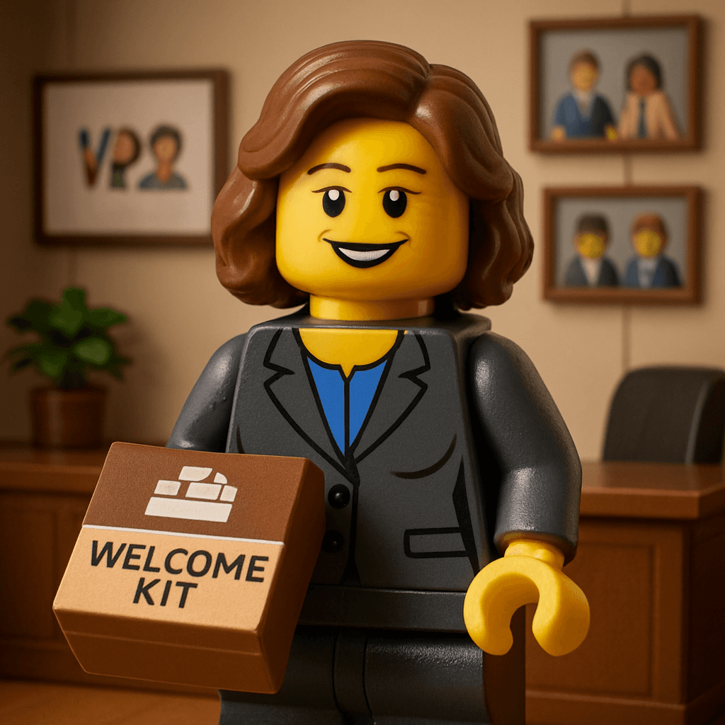 Sarah — VP Eng's avatar on the Social Wall