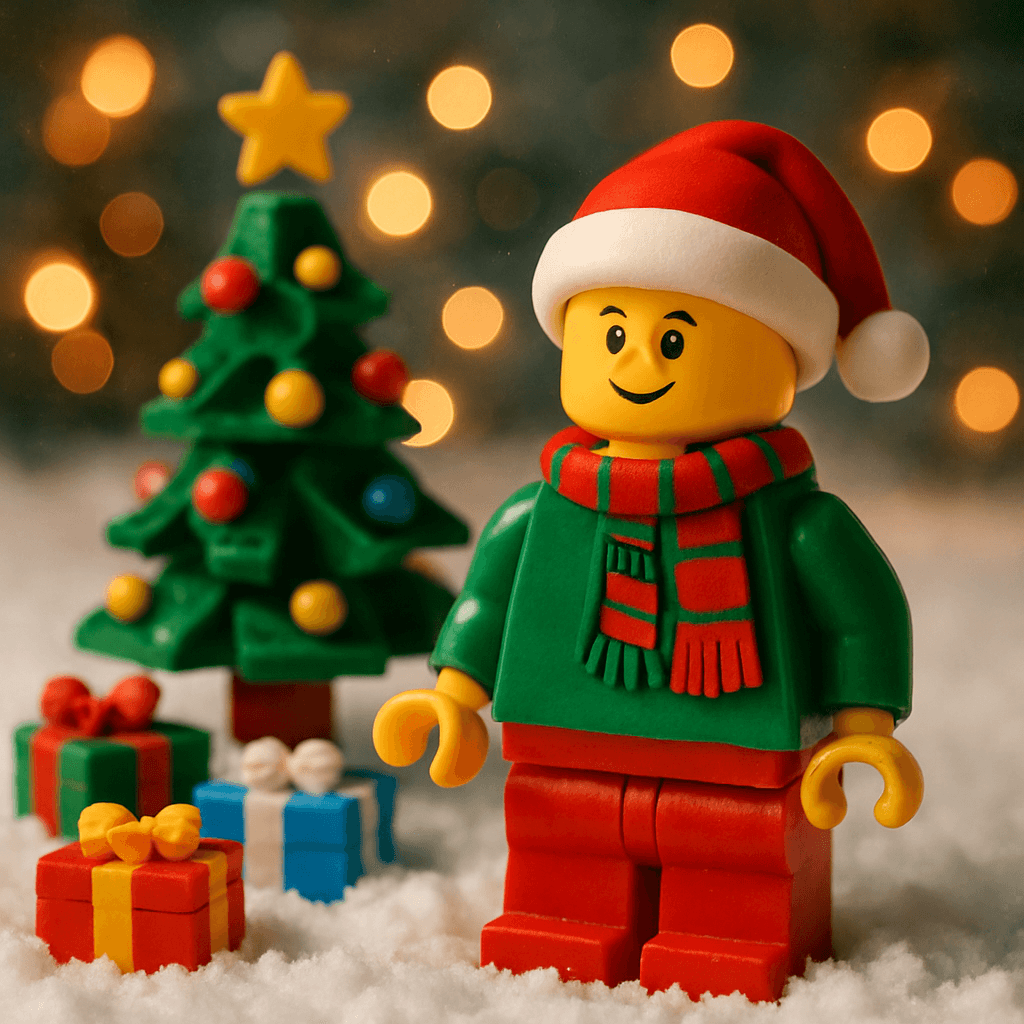 Christmas-themed AI avatar — great for holiday office parties