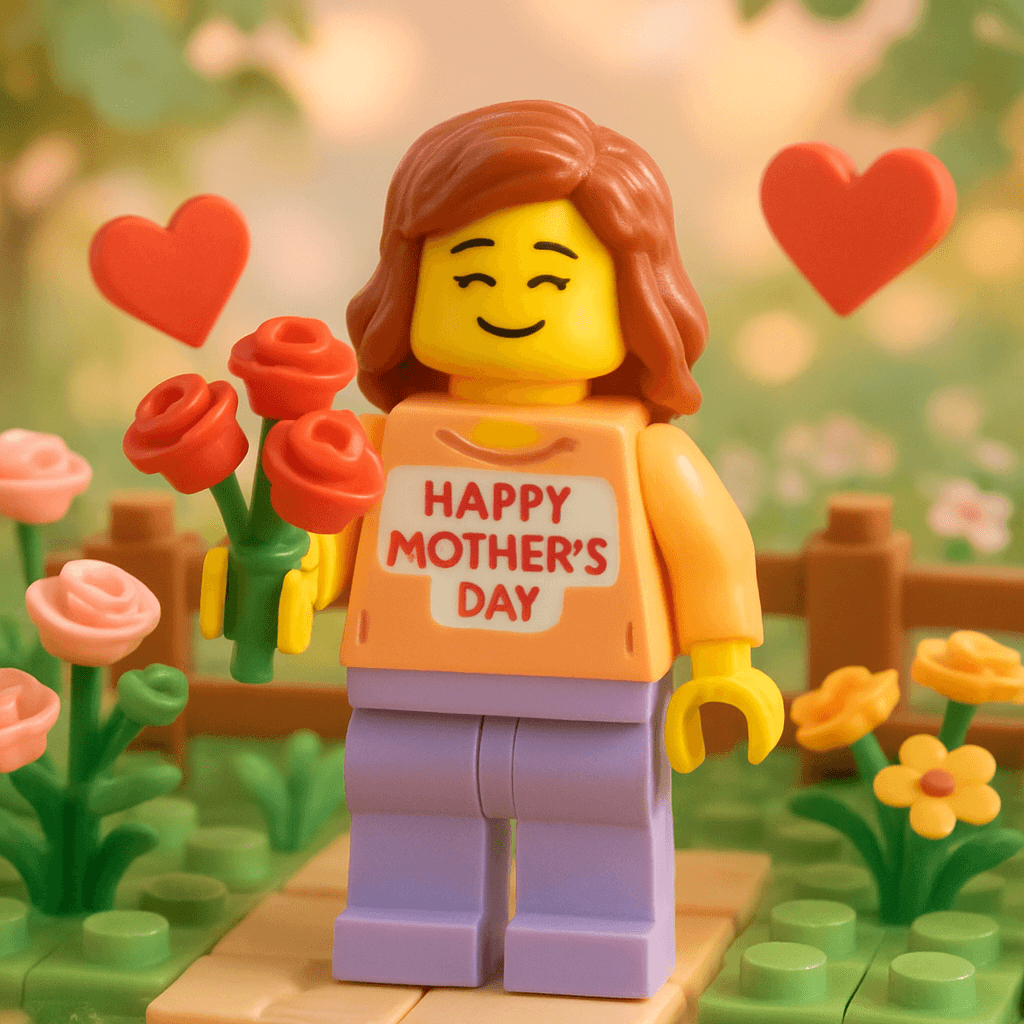 Mother's Day AI avatar generated by MiniFigureAI — a warm illustrated portrait as a personalized gift for Mom