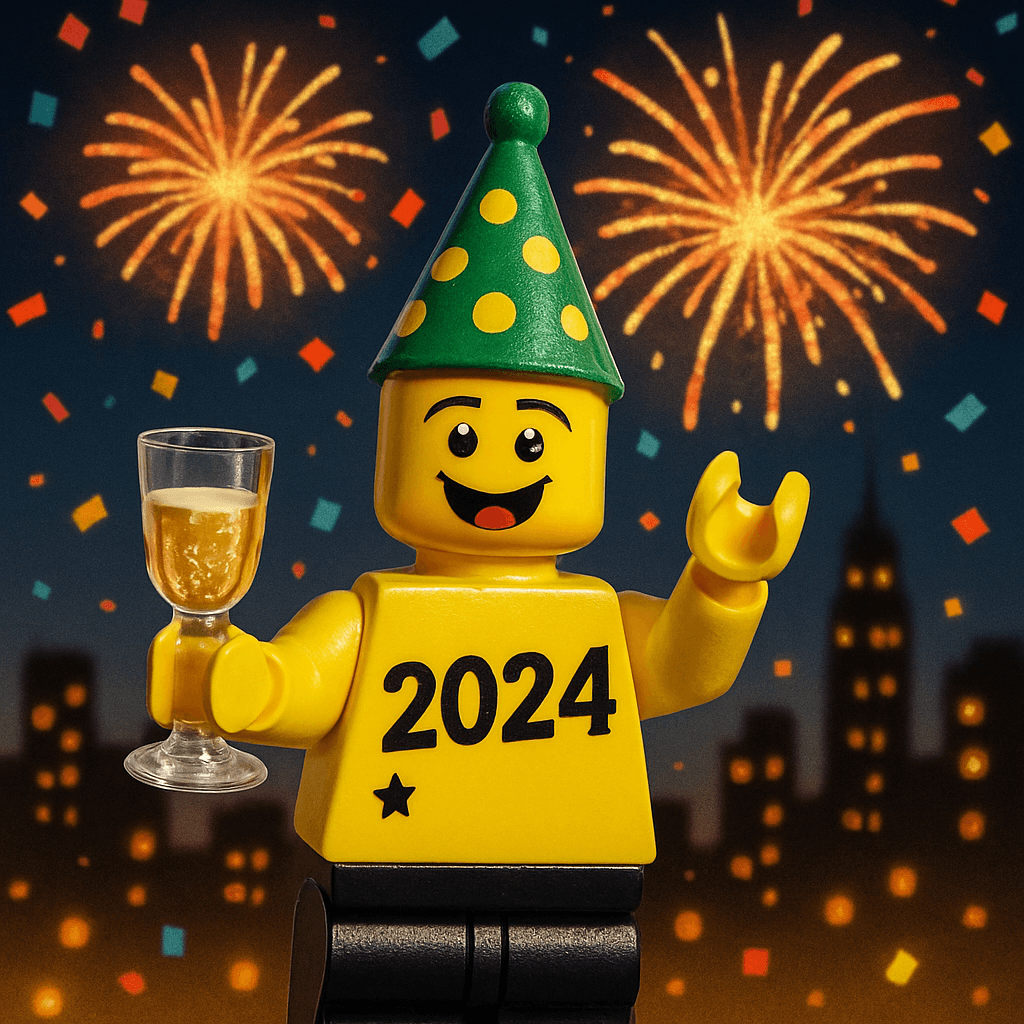 New Year's AI avatar style
